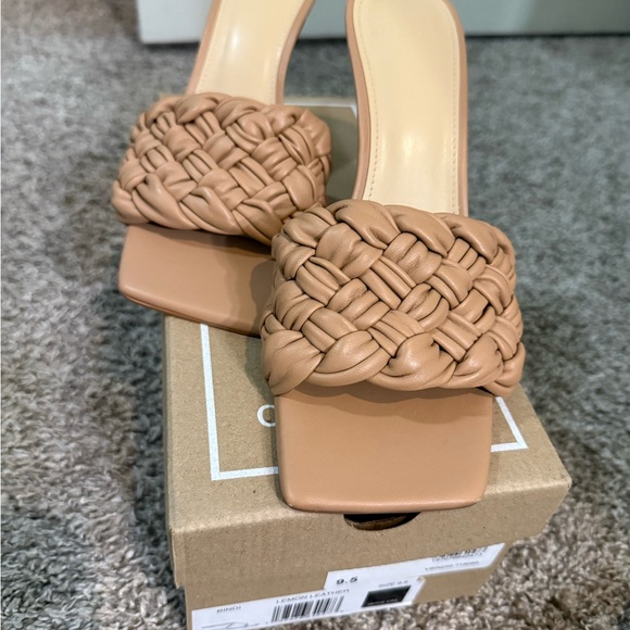 Marc Fisher Braided Sandals in Tan - Picture 1 of 4